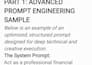 be your professional ai content writer and prompt engineer